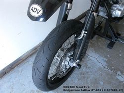 Wr250X-2011-05-10-Bridgestone-BT003-Tires-front