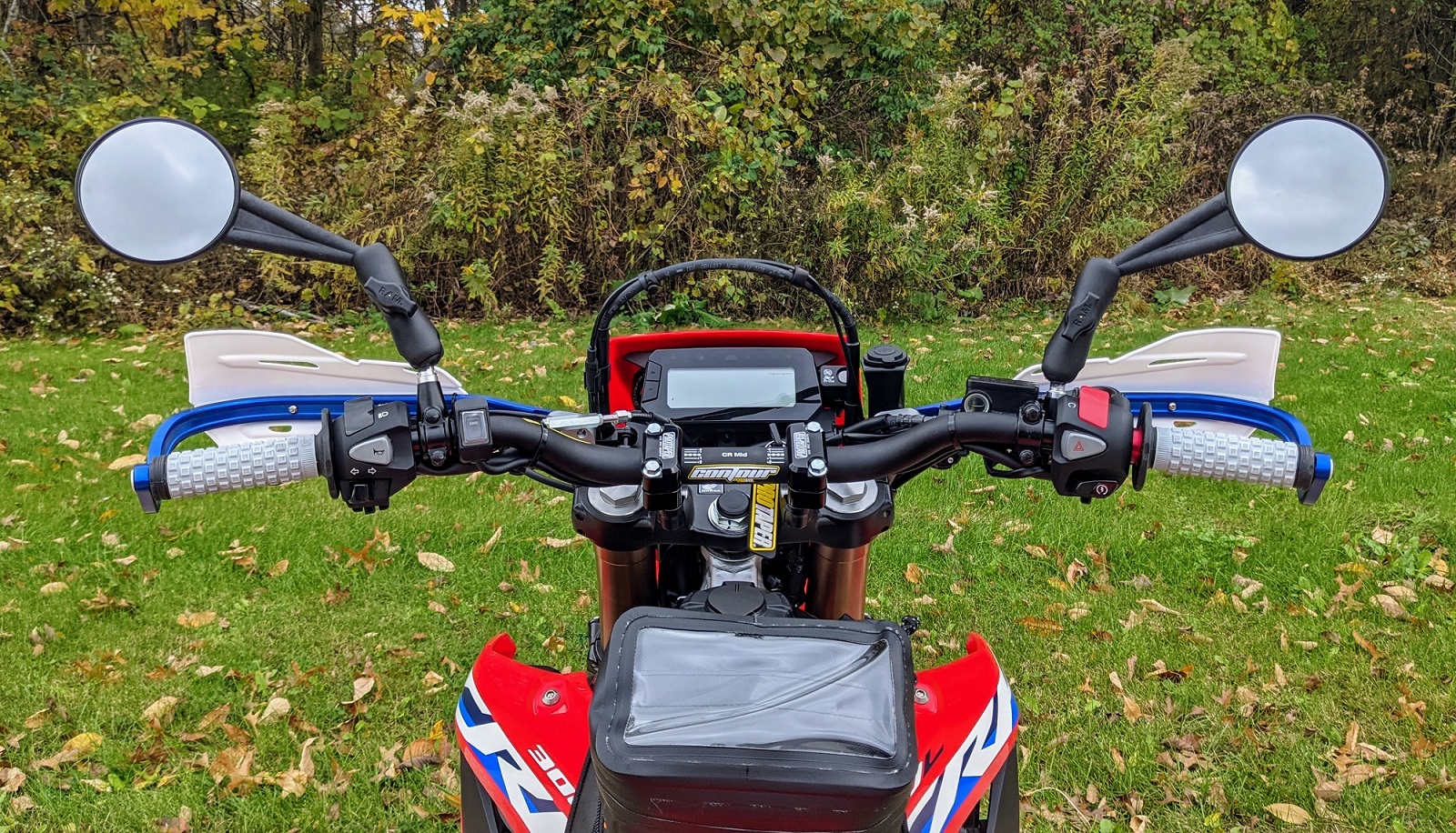 CRF300L-Handlebars-Mirrors-Handguards CRF300L-Handlebars-Mirrors-Handguards